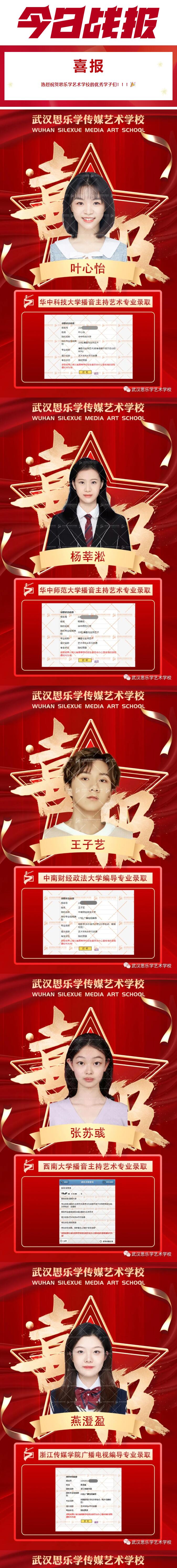 2022年录取喜报丨华科！华师！重磅来袭！！！
