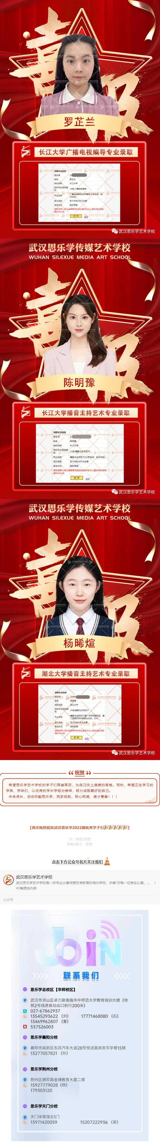 2022年录取喜报丨华科！华师！重磅来袭！！！